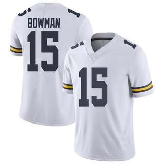 Alan Bowman Limited White Youth Michigan Wolverines Football Jersey