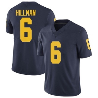 Brandyn Hillman Limited Navy Men's Michigan Wolverines Football Jersey
