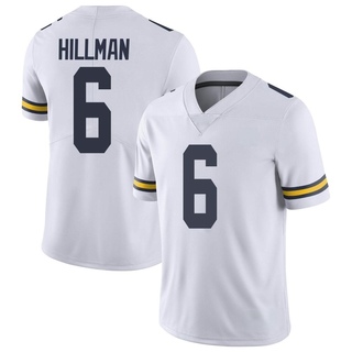 Brandyn Hillman Limited White Men's Michigan Wolverines Football Jersey
