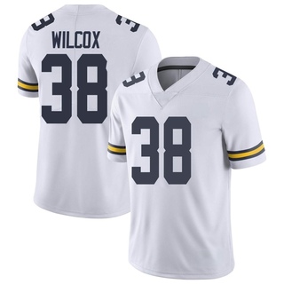 Bryce Wilcox Limited White Men's Michigan Wolverines Football Jersey