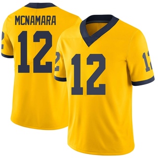 Cade McNamara Limited Men's Michigan Wolverines Maize Football Jersey