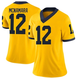 Cade McNamara Limited Women's Michigan Wolverines Maize Football Jersey