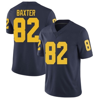 Devon Baxter Limited Navy Men's Michigan Wolverines Football Jersey
