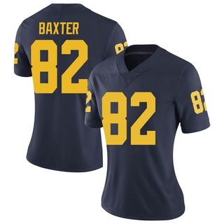 Devon Baxter Limited Navy Women's Michigan Wolverines Football Jersey