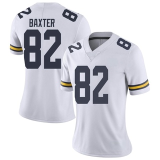 Devon Baxter Limited White Women's Michigan Wolverines Football Jersey