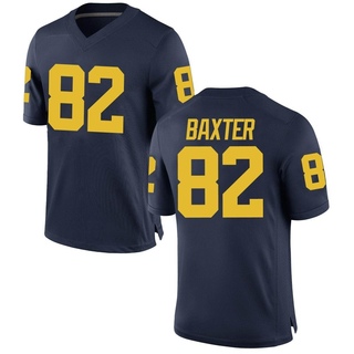Devon Baxter Replica Navy Youth Michigan Wolverines Football Jersey