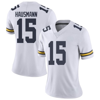 Ernest Hausmann Limited White Women's Michigan Wolverines Football Jersey