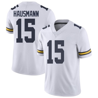 Ernest Hausmann Limited White Youth Michigan Wolverines Football Jersey
