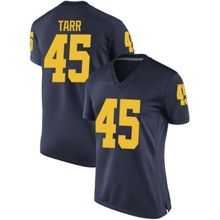 Greg Tarr Game Navy Women's Michigan Wolverines Football Jersey
