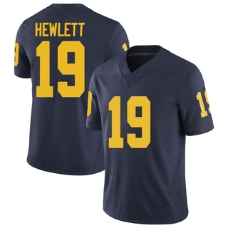 Jason Hewlett Limited Navy Youth Michigan Wolverines Football Jersey