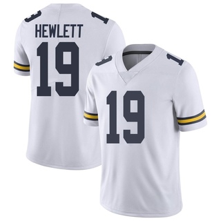 Jason Hewlett Limited White Youth Michigan Wolverines Football Jersey