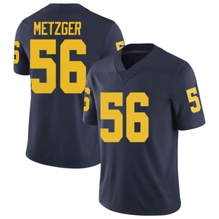 Joel Metzger Limited Navy Men's Michigan Wolverines Football Jersey