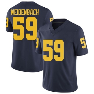 John Weidenbach Limited Navy Youth Michigan Wolverines Football Jersey