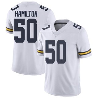 Luke Hamilton Limited White Youth Michigan Wolverines Football Jersey