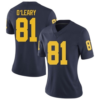 Peyton O'Leary Limited Navy Women's Michigan Wolverines Football Jersey