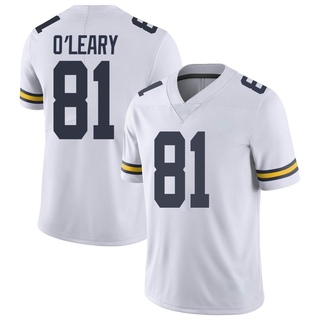 Peyton O'Leary Limited White Men's Michigan Wolverines Football Jersey