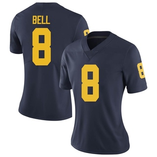 Ronnie Bell Limited Navy Women's Michigan Wolverines Football Jersey