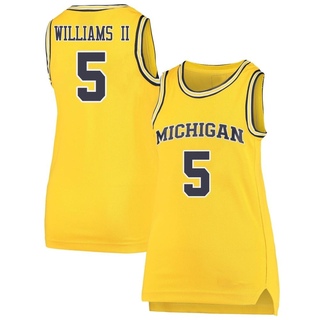 Terrance Williams II Replica Women's Michigan Wolverines Maize Basketball Jersey