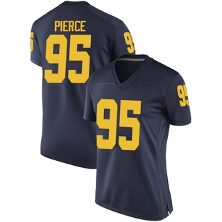 Trey Pierce Game Navy Women's Michigan Wolverines Football Jersey