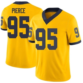 Trey Pierce Limited Men's Michigan Wolverines Maize Football Jersey