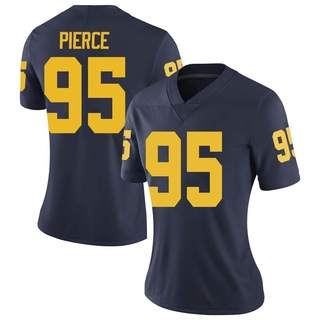 Trey Pierce Limited Navy Women's Michigan Wolverines Football Jersey